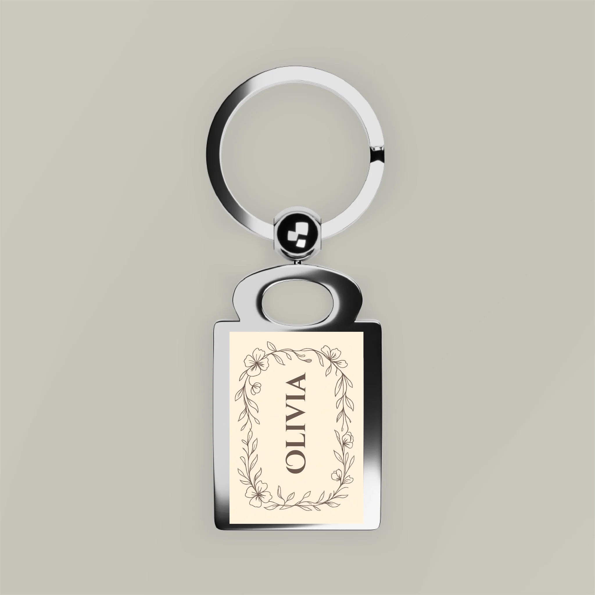 Rectangle Photo Keyring